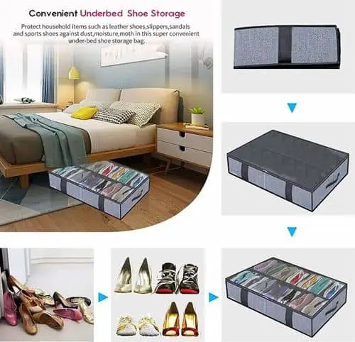 HOUSSE DE RANGEMENT ANTI-POUSSIÈRE POUR CHAUSSURES, VÊTEMENTS, LIVRES, ETC – Image 3