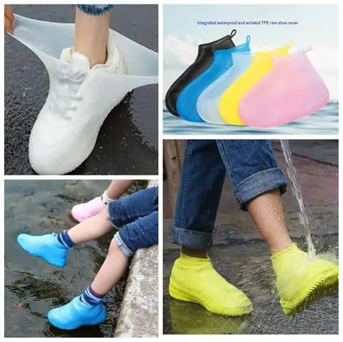 BOTTES DE PLUIE , PROTÈGE CHAUSSURES, ANTIDÉRAPANTES