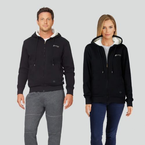 Unisex Transit 2.0 Heated Ultra Soft Hoodie with HeatSync™ - Grey