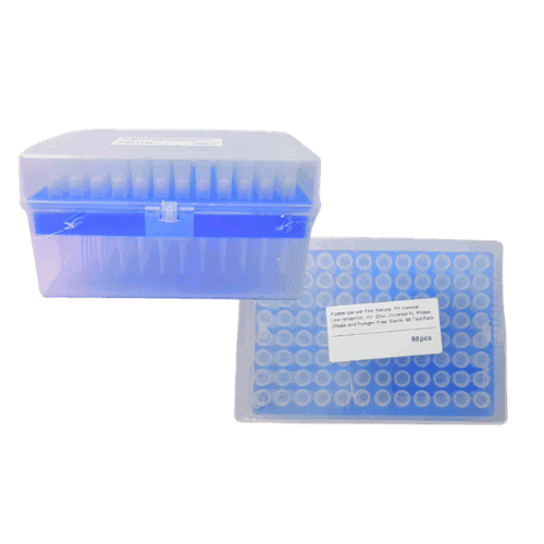 Puntas 1000ul, 10 racks 100 puntas (1000 puntas) esteril y filtro y baja ret