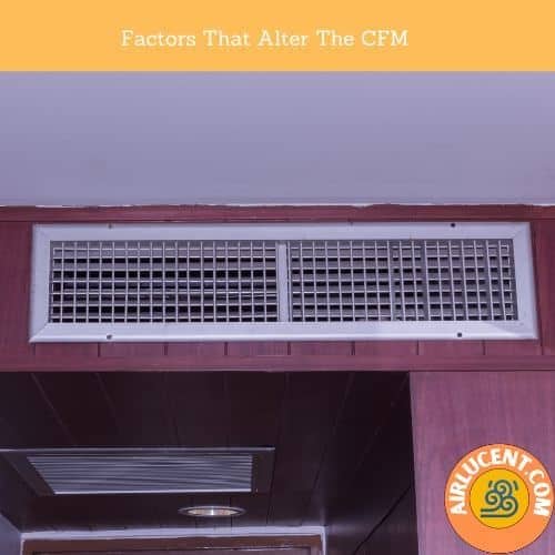 Factors That Alter The CFM