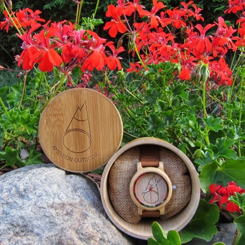 bamboo watch 38mm Ambition Outdoor Chamonix Mont Blanc