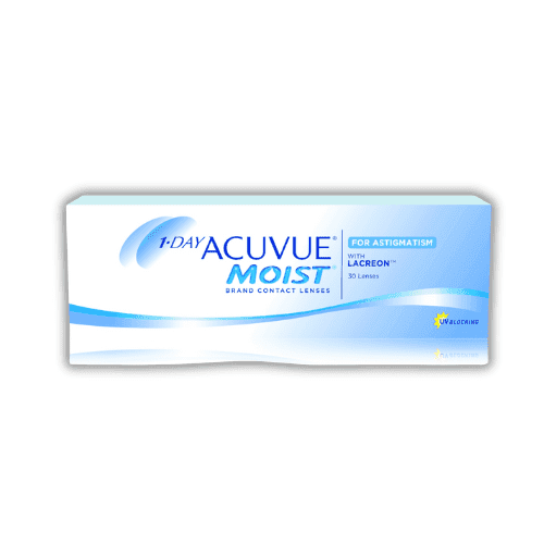 Lentes de contacto Acuvue MOIST 1-DAY para Astigmatismo