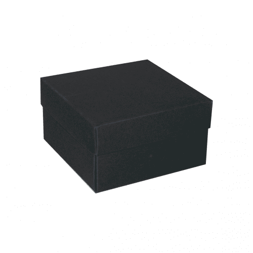 pudełko ozdobne 12 x 12 x 7 cm czarne