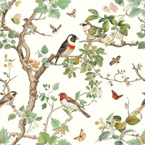 Birds And Flowers Wallpaper