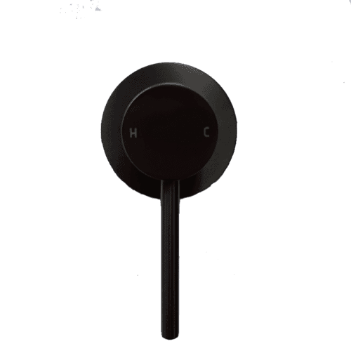 LUCID PIN- Black Wall Mixer ( 65MM Cover Plate)