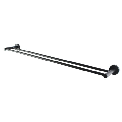 LUCID PIN- Black Cuttable Double Towel Rail