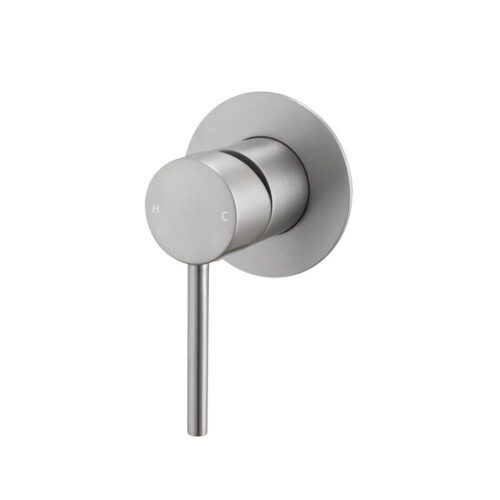 LUCID PIN- Brushed Nickel Wall Mixer (65MM Cover Plate）
