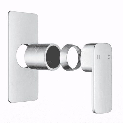 IVANO Series Brushed Nickel Wall Mixer Trim Kit (match CLPM)