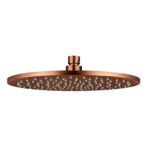 250mm Brushed Copper Shower Head