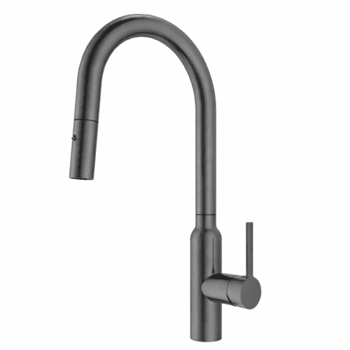 Navona Carysil Round Gun Metal Pull Out Kitchen Mixer