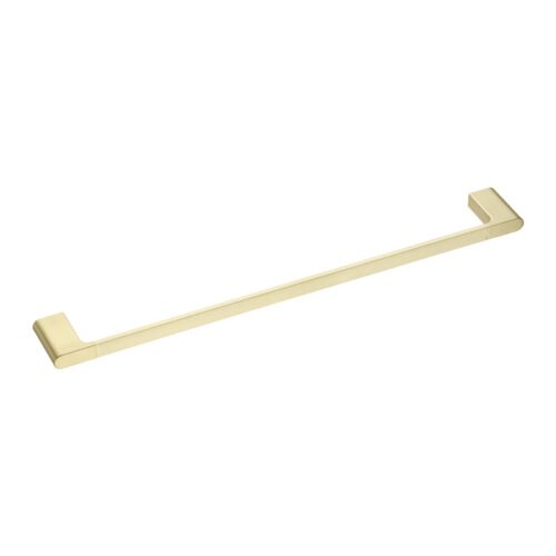 VOG- 800mm Light Brushed Brass Single Towel Rail