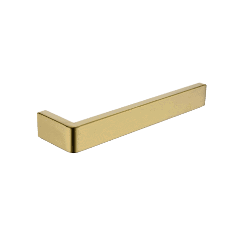 IVANO Series Square Brushed Yellow Gold Towel Ring