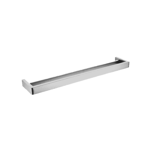 IVANO Series Square Chrome Double Towel Rail 600mm
