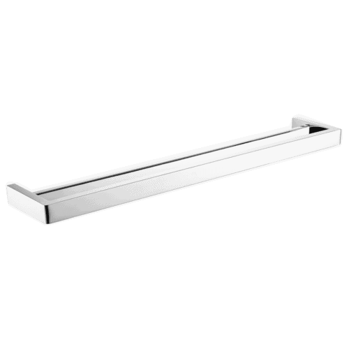 IVANO Series Square Chrome Double Towel Rail 800mm