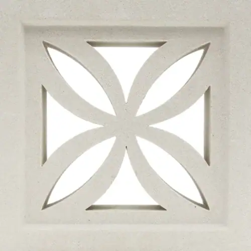 Flowers Coloured Breeze Block 190mm x 190mm x 65mm