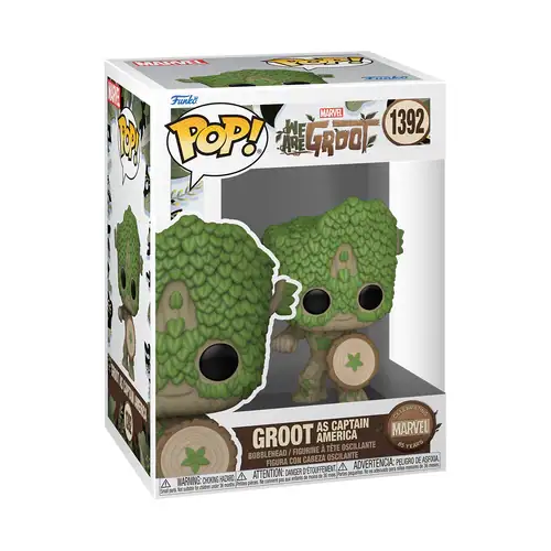 Figurine Funko Pop / Groot As Captain America N°1392 / Marvel Figurine Funko Pop / Groot As Captain America N°1392 / Marvel