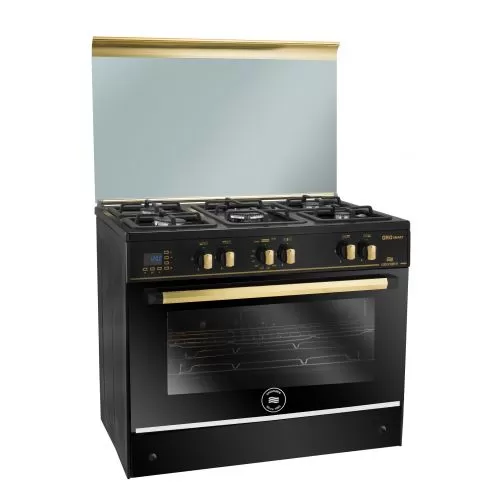 يونيون اير بوتجاز 5 شعلة غاز 60 * 90 سم إشعال ذاتي وأمان كامل استانلس ستيل C6090EB-GC-511-IDSF-ORO-S-2W-AL