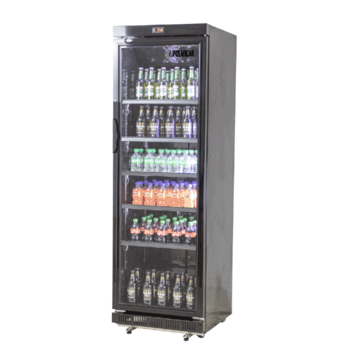 Beverage Bottle Cooler -Black 400Lt