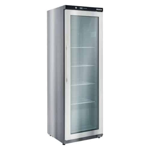 Upright storage freezer with glass door - 300Lt