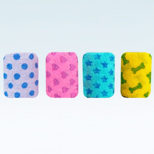 Petflex Zwachtel Assorti Paw 4,5 m x 7,5 cm 24 st.