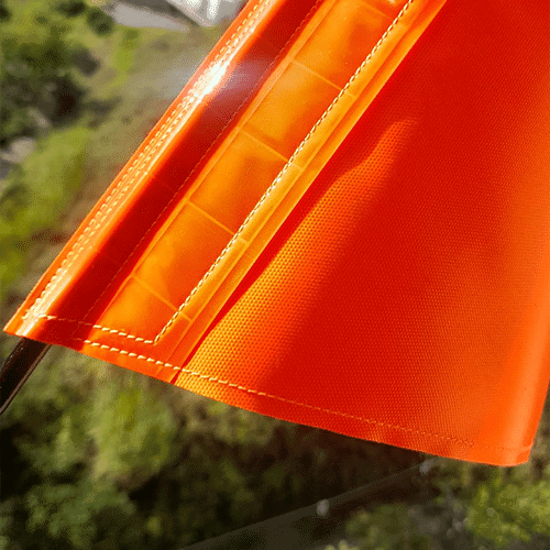 banderines de seguridad para motos bicis y trailers