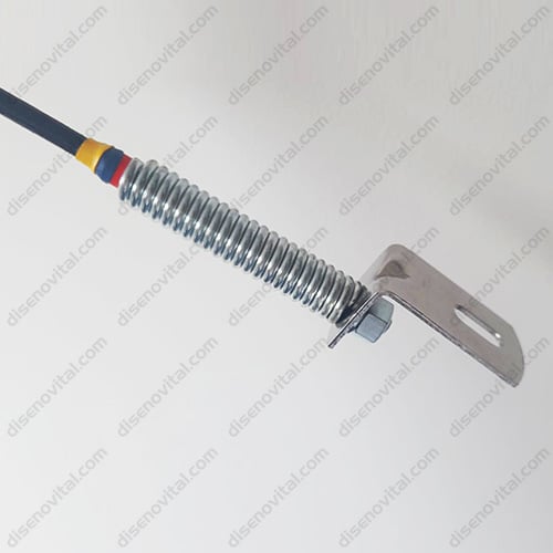 soporte y accesorio de unión de banderin de seguridad para moto y bici