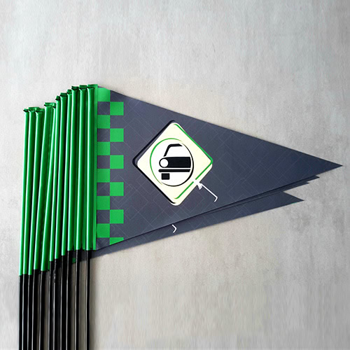 banderines personalizados para centros de capacitacion cda de enseñanza en motos bikes bicis