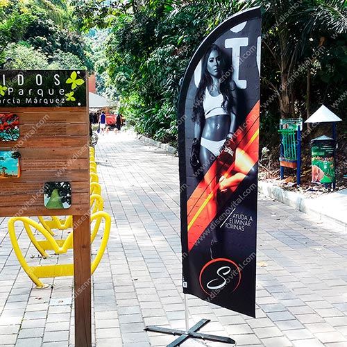 banderas publicitarias para eventos empresariales cartagena