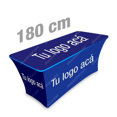 mantel publicitario en tela elastica spandex para mesa plegable personalizada en lycra para eventos corporativos cobertores manteles y mesas deportivas