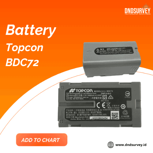 Battery-topcon-BDC72-dnd-survey