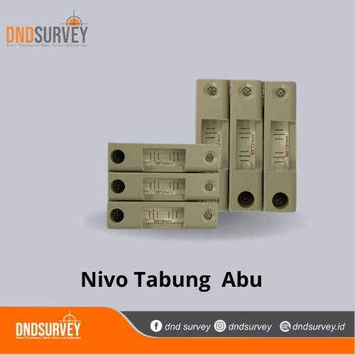 Nivo Tabung Kotak Abu-Abu