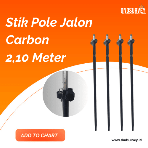 Stik Pole Jalon Carbon Polos