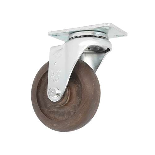 Rodaja giratoria con rueda brimstone Industrial 4″