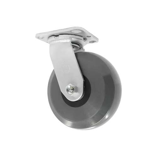 Rodaja giratoria de rueda de elastomer industrial 6″