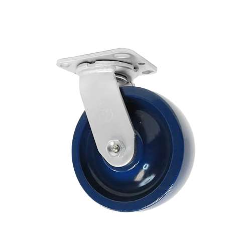 Rodaja giratoria con rueda de poliuretano 6 industrial″