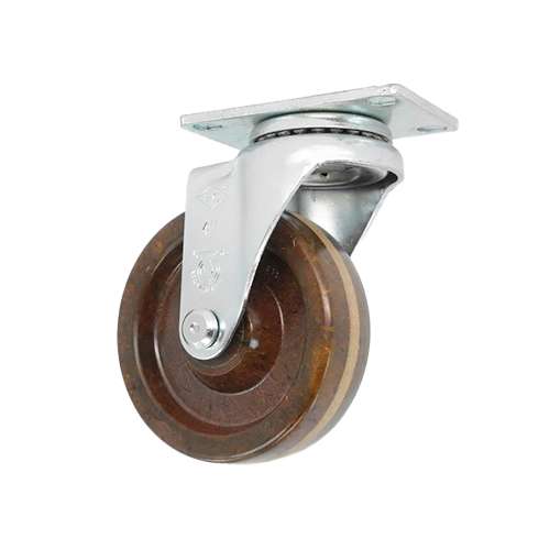 Rodaja de placa giratoria con rueda fenólica de alta temperatura de 4″