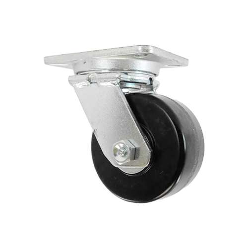 Rodaja giratoria de rueda poliuretano industrial 6″