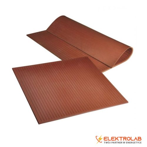 Dywanik elektroizolacyjny kl.2. - 0,75m x 0,75m -17 kV (AC) - 25,5 kV (DC) - ELAB