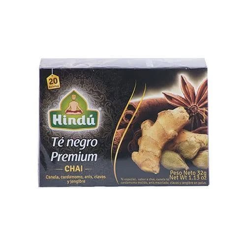 CAJA DE TE CHAI NEGRO PREMIUM HINDÚ