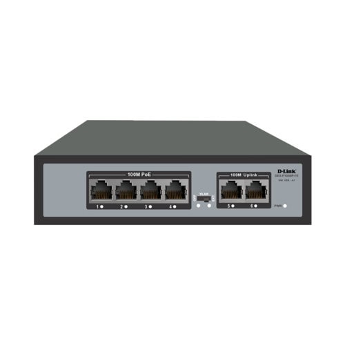 D-Link DES-1006P-FE 6-Port 10 100 PoE+ Switch