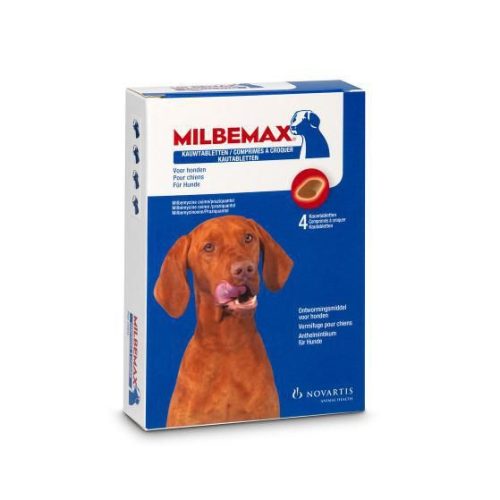 Milbemax kauwtablet Hond 4 tabletten