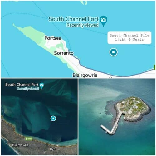South Channel Fort, Port Phillip Bay. Kayaking