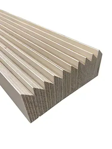 French Cleat Keilleisten 10er Set aus Birke Multiplex