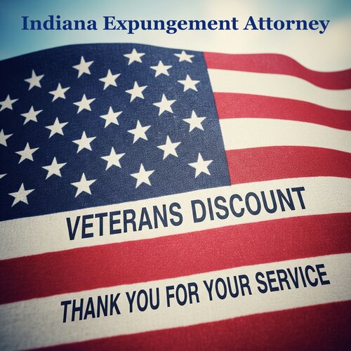 Indiana Expungement Attorney Christina Gomez with Veterans Discount Thank you for your service