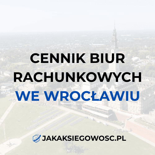 cennik biur rachunkowych wrocław