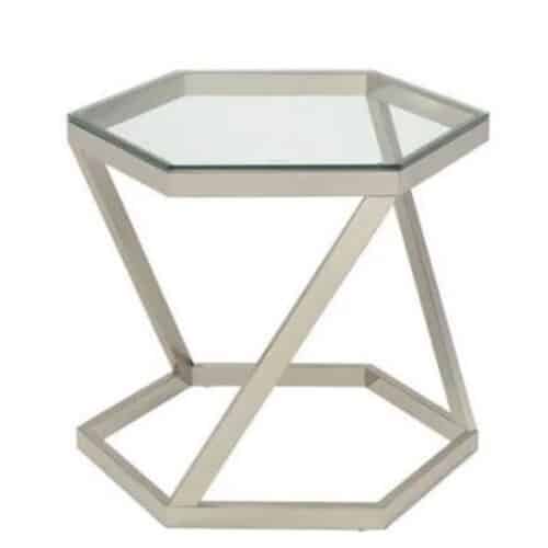 SILVER ACCENT TABLE
