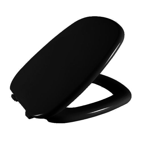 Asiento de inodoro de frente redondo