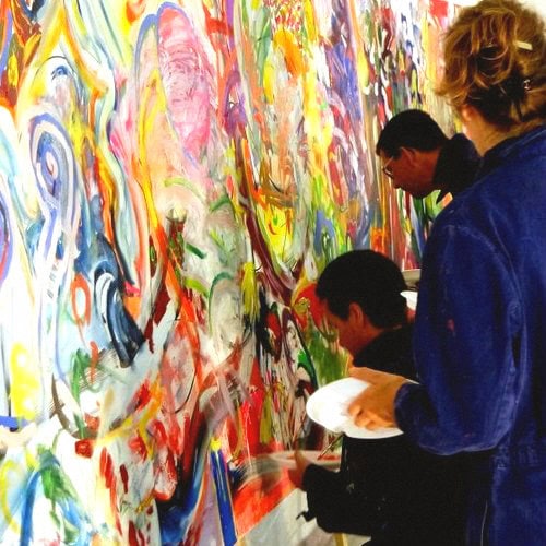 Teampainting Aktion in Bremen