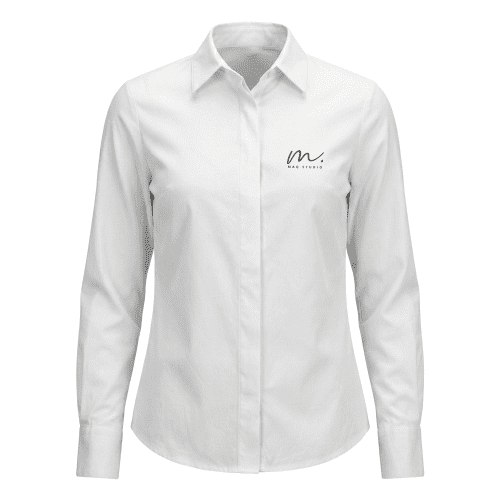 BLUSA CLÁSICA CON TAPETA